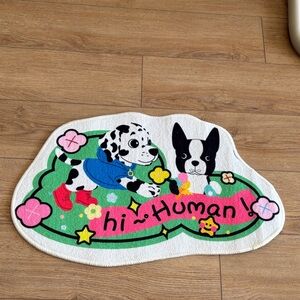 🐶 Hi Human! Cute Dog Floor Mat 🐶